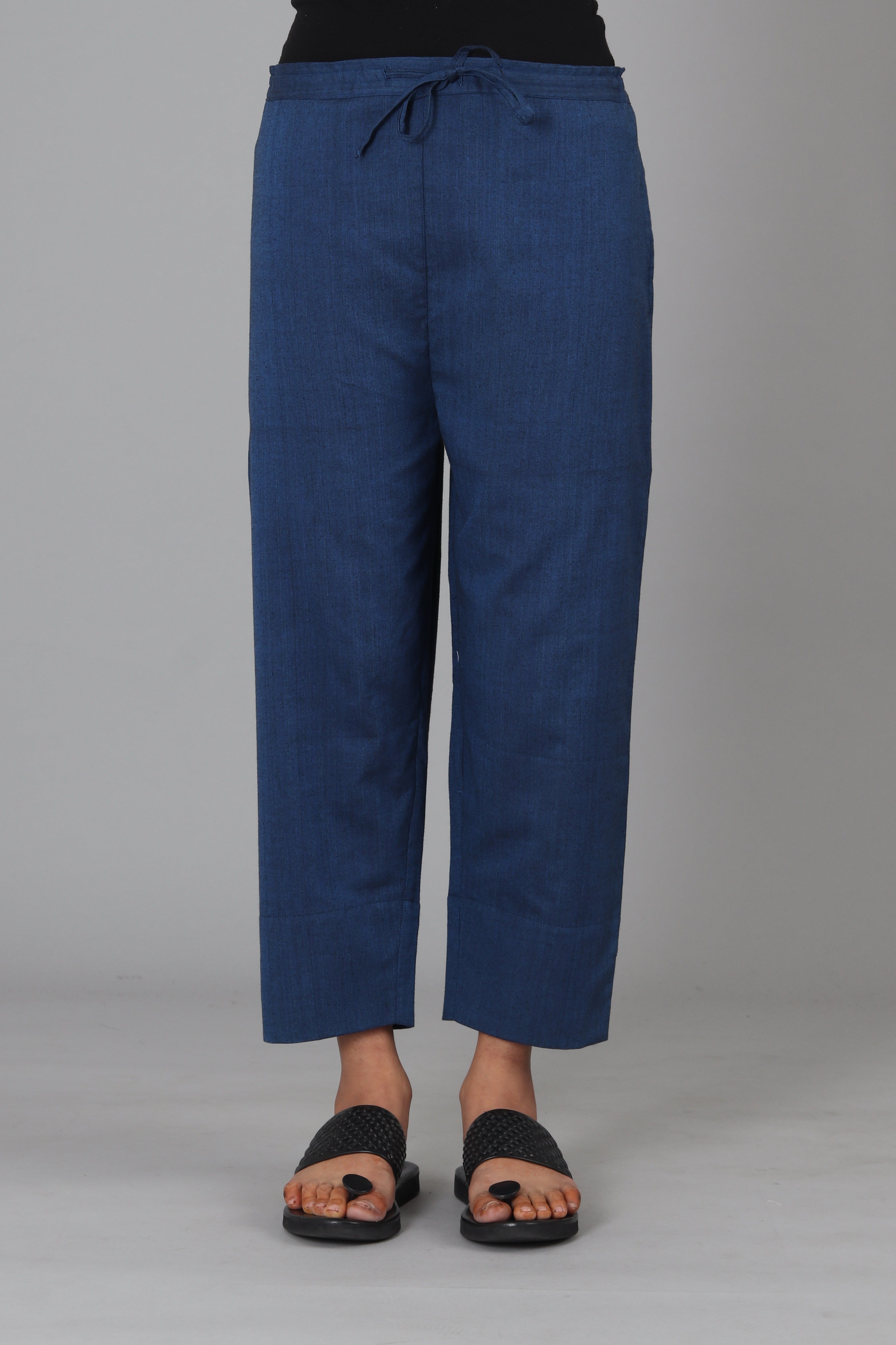 Deep Blue Capri Trouser