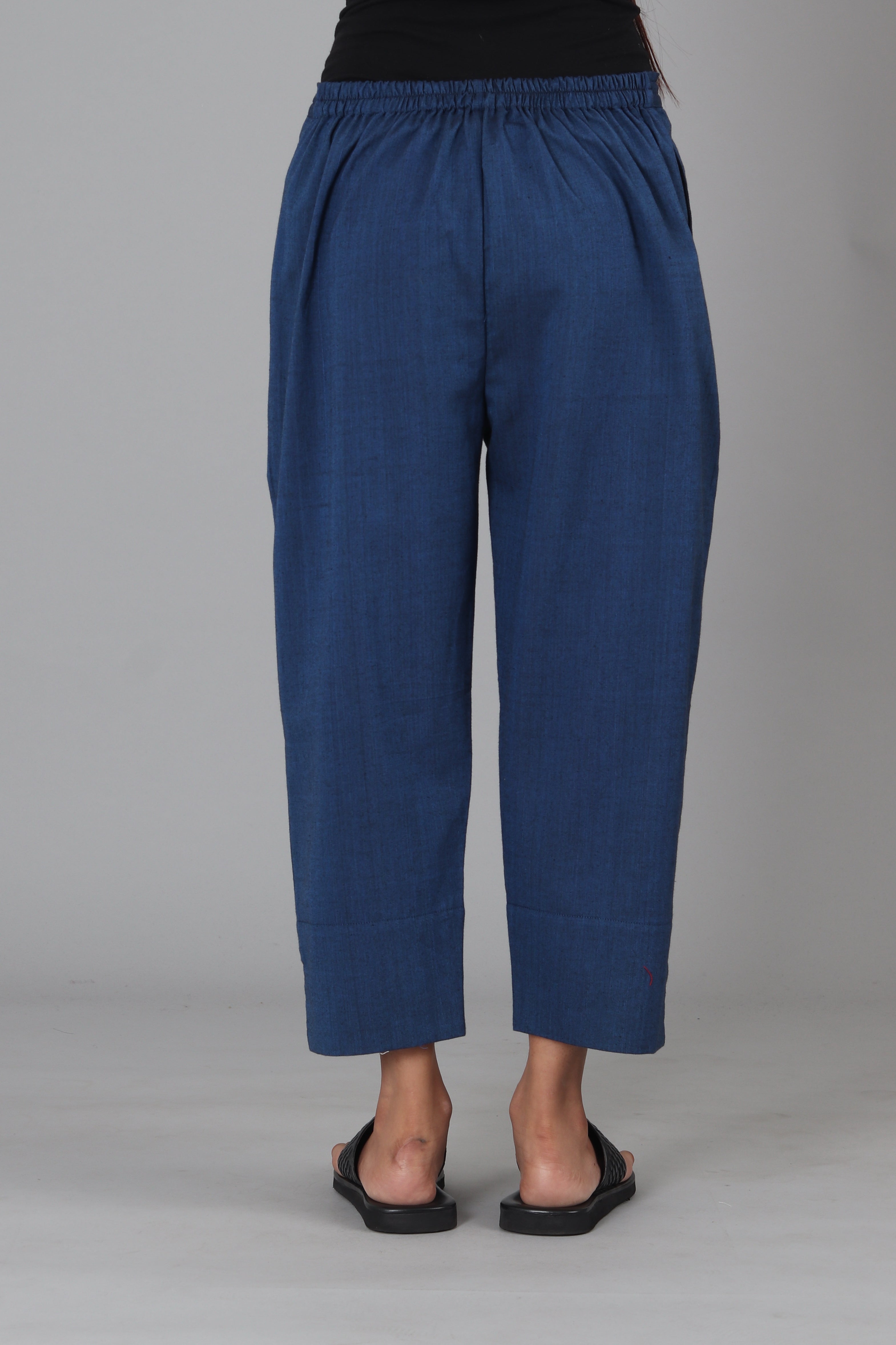 Deep Blue Capri Trouser