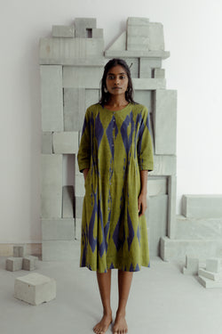 Henna Pleated Dress