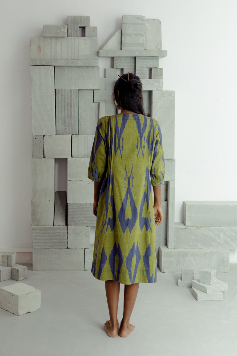 Henna Pleated Dress