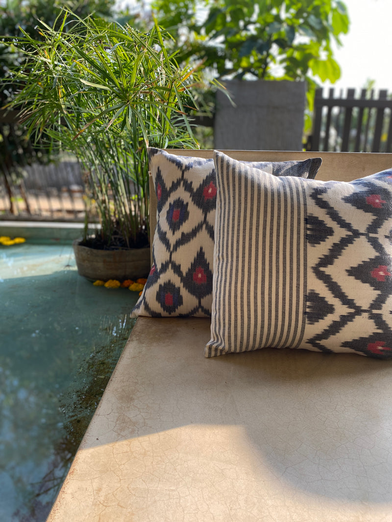 Jigsaw Bud & Stripe Cushion