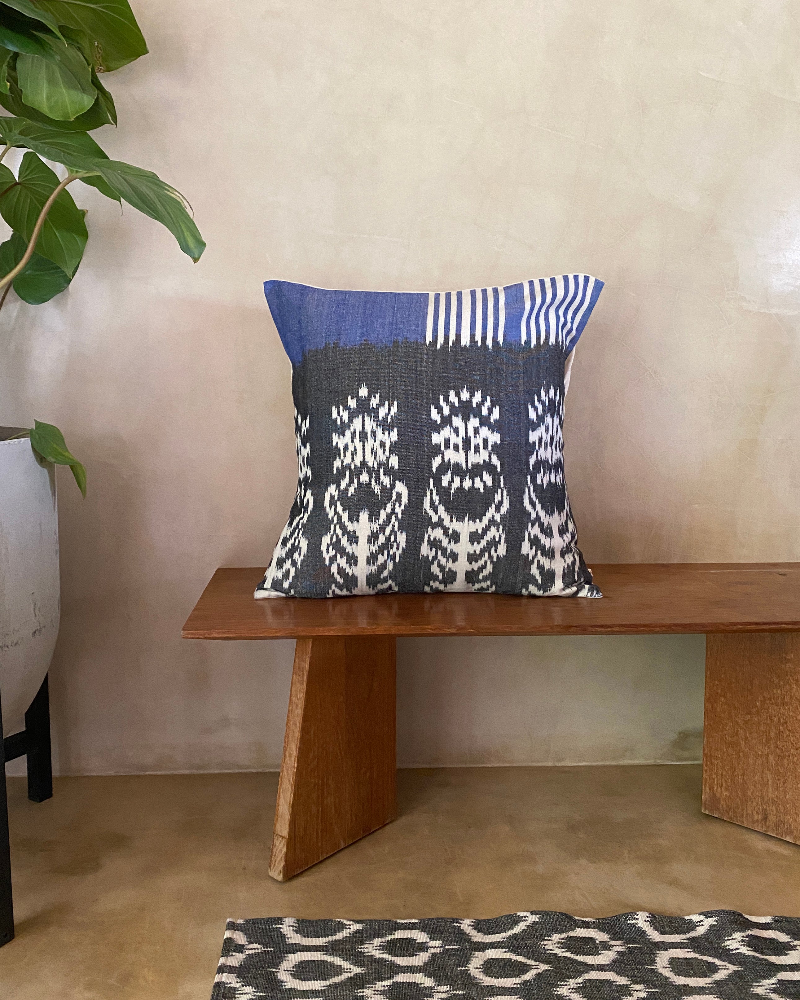 White Iris Cushion Cover