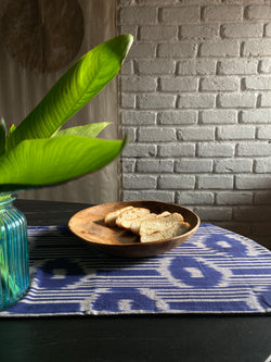 Blue Dots & Stripes Table Runner