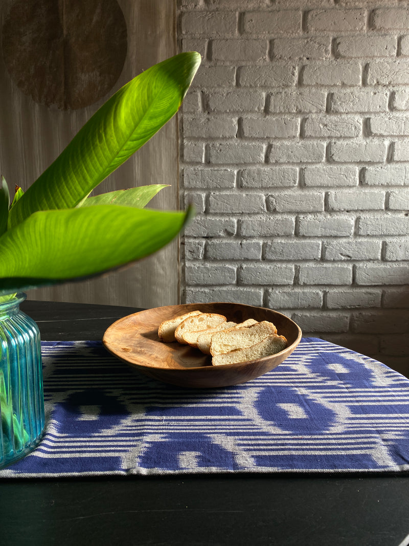 Blue Dots & Stripes Table Runner