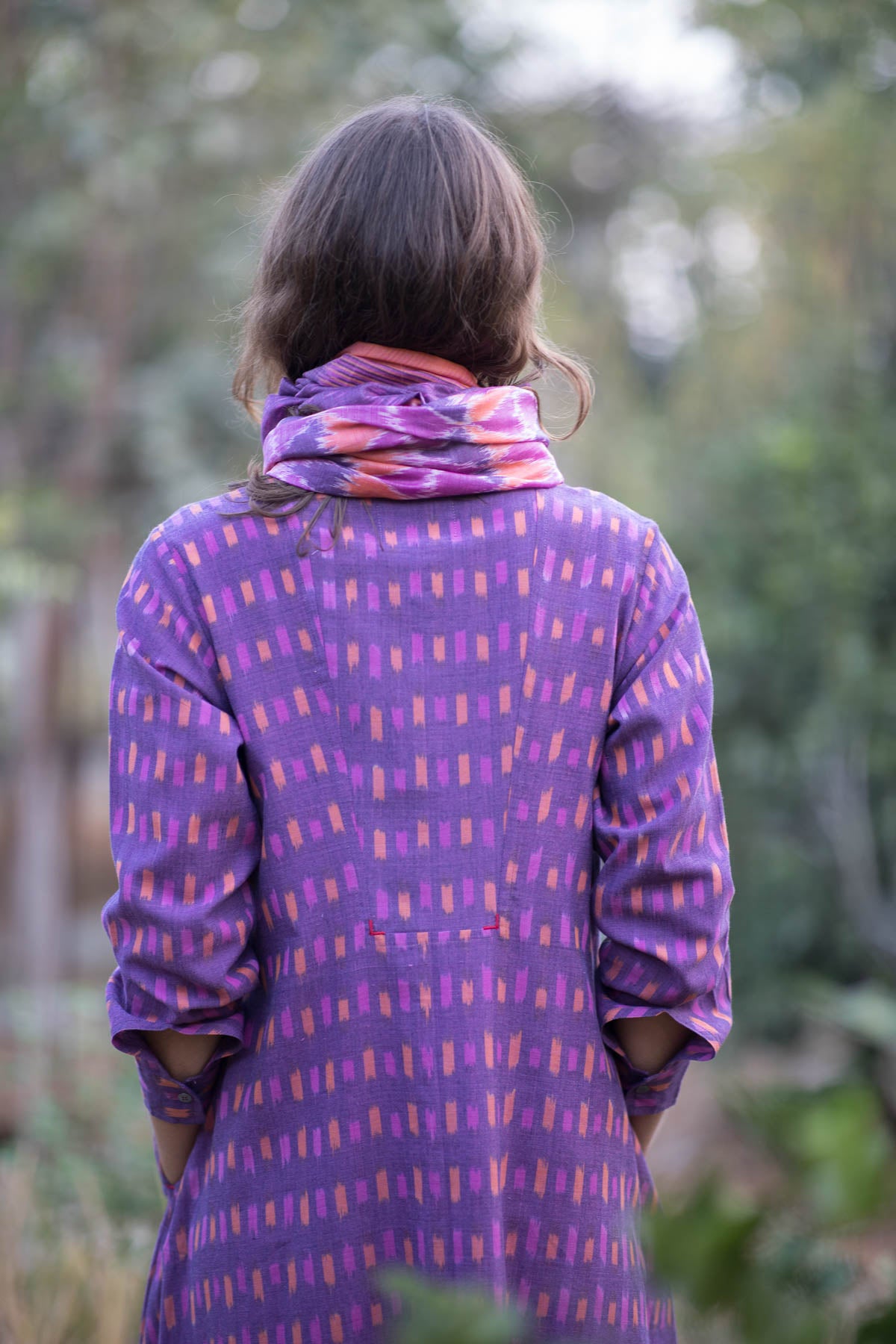 Purple Box Yoke Jacket