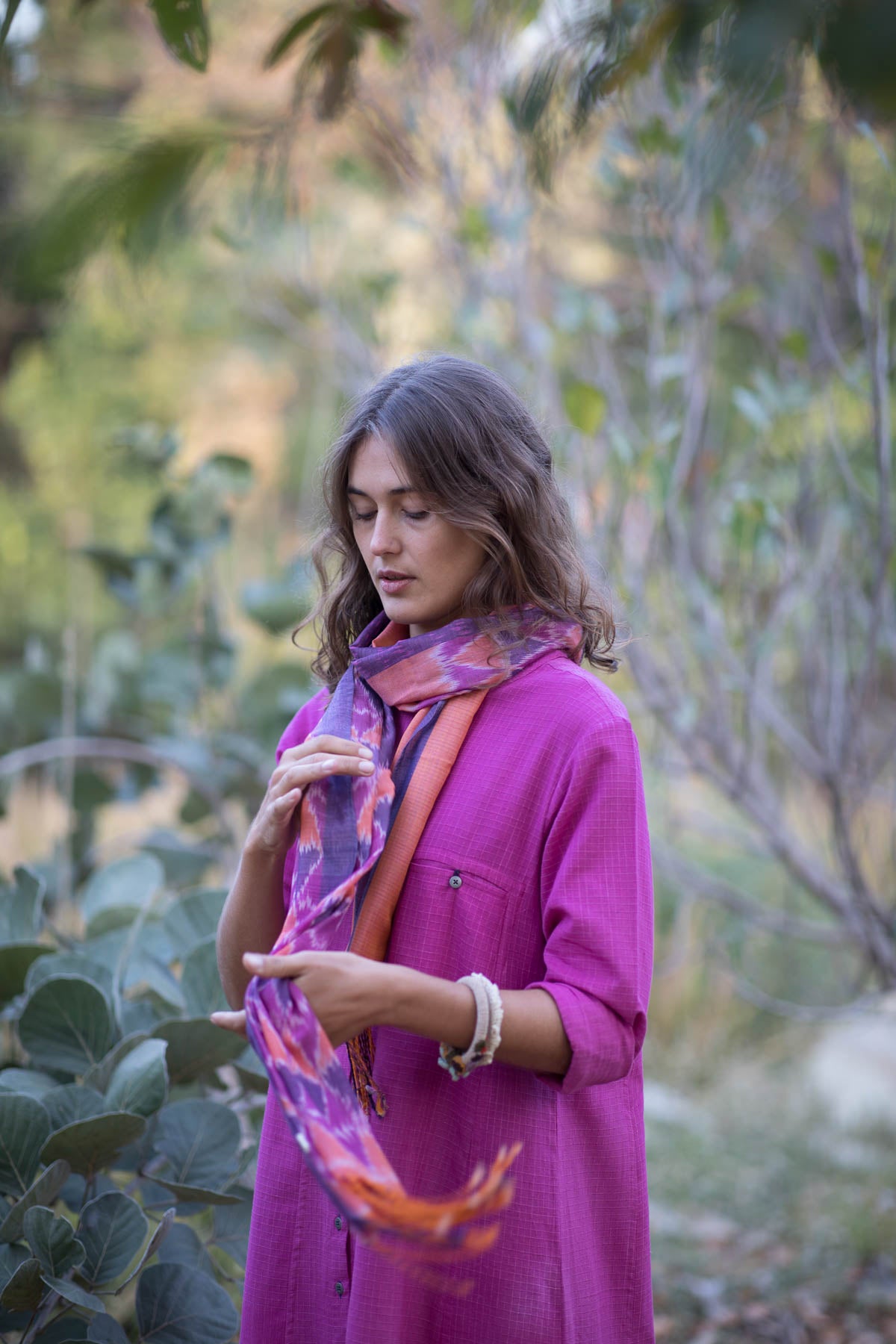 Pink Doria Button Down Dress