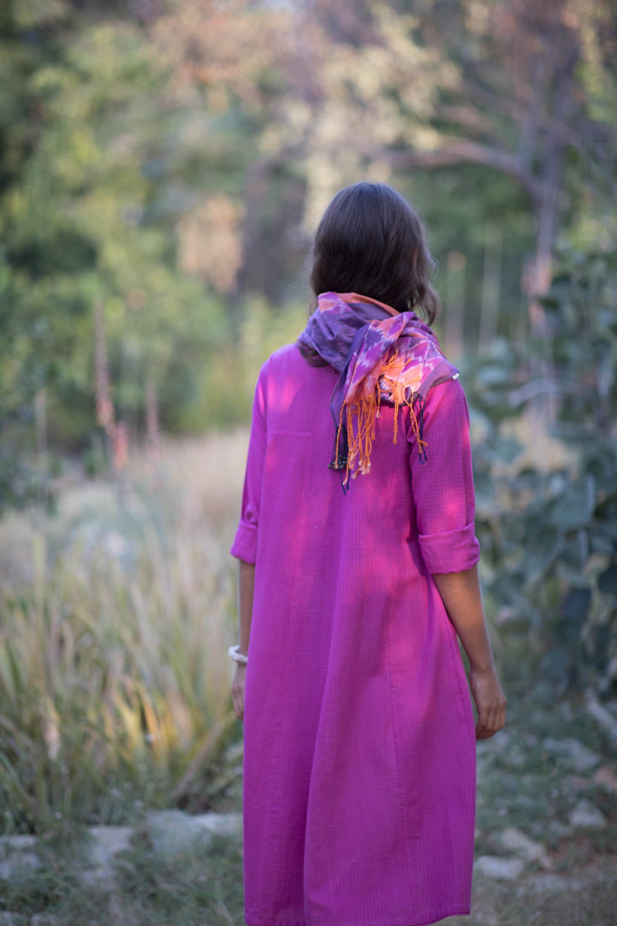 Pink Doria Button Down Dress