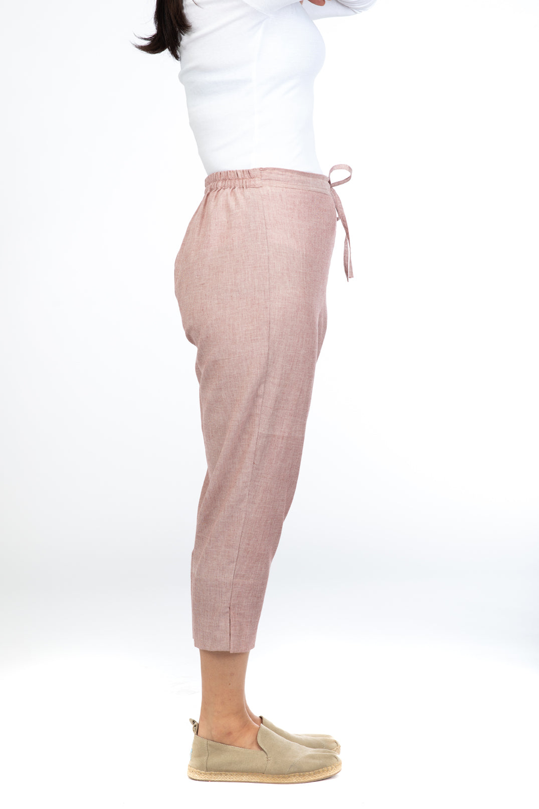 Red Kismis Capri Trousers