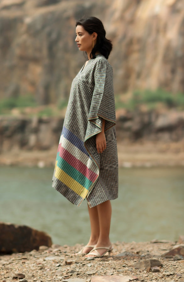 Malachite Knee Length Kaftan