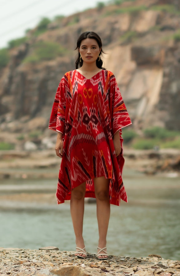 Redwood Knee Length Kaftan