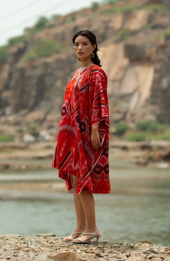 Redwood Knee Length Kaftan