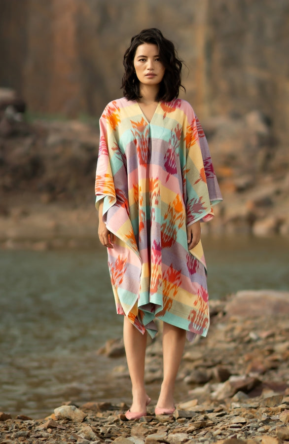 Calcite Knee Length Kaftan