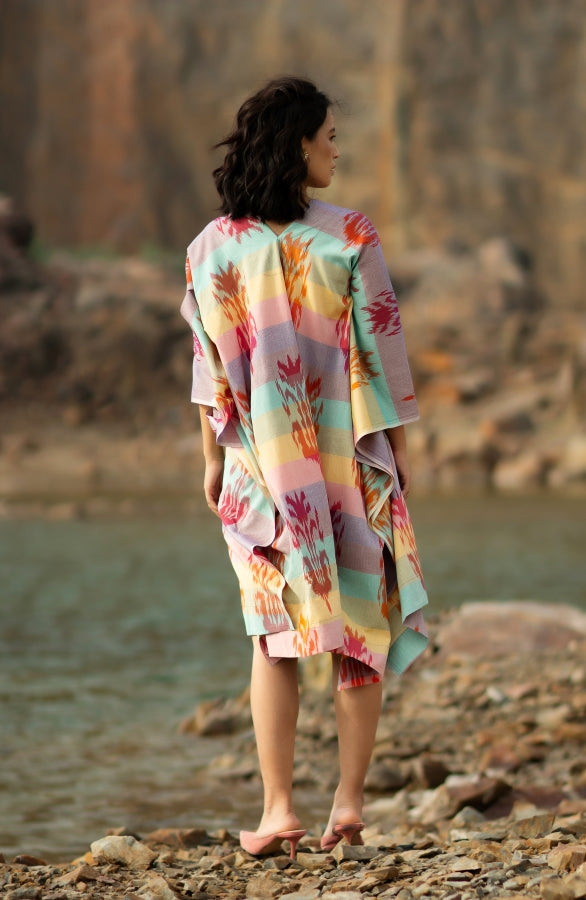 Calcite Knee Length Kaftan