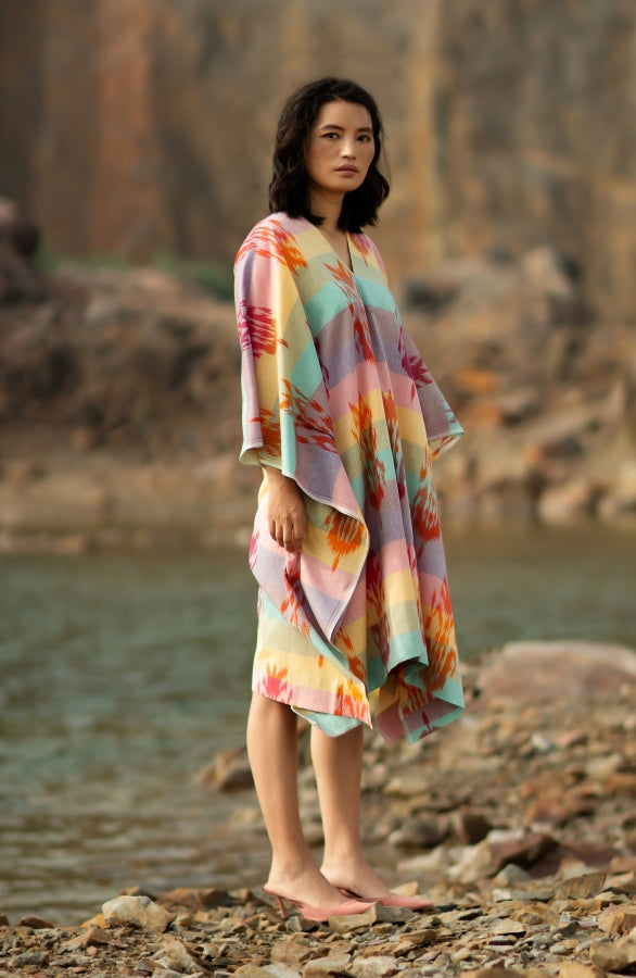 Calcite Knee Length Kaftan