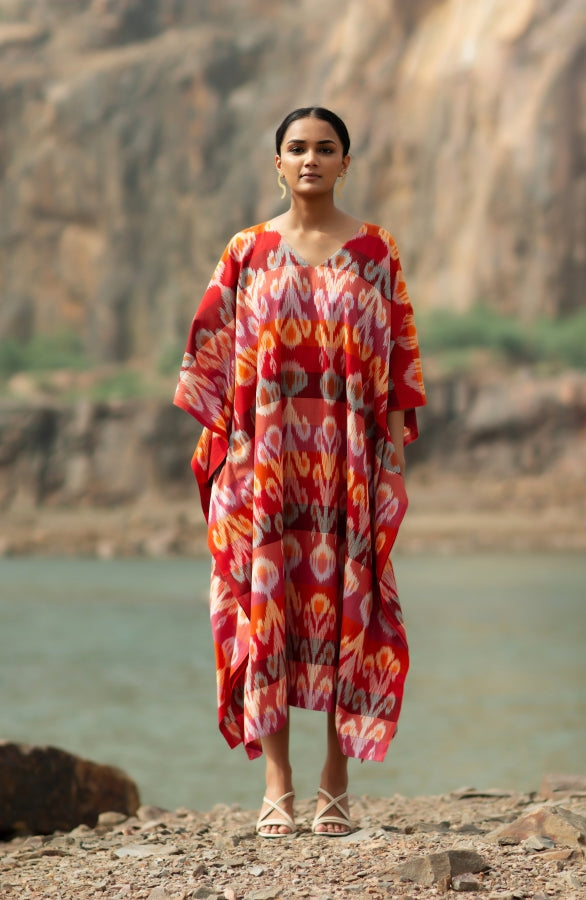 Cinnabar Long Kaftan