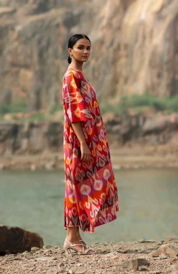 Cinnabar Long Kaftan