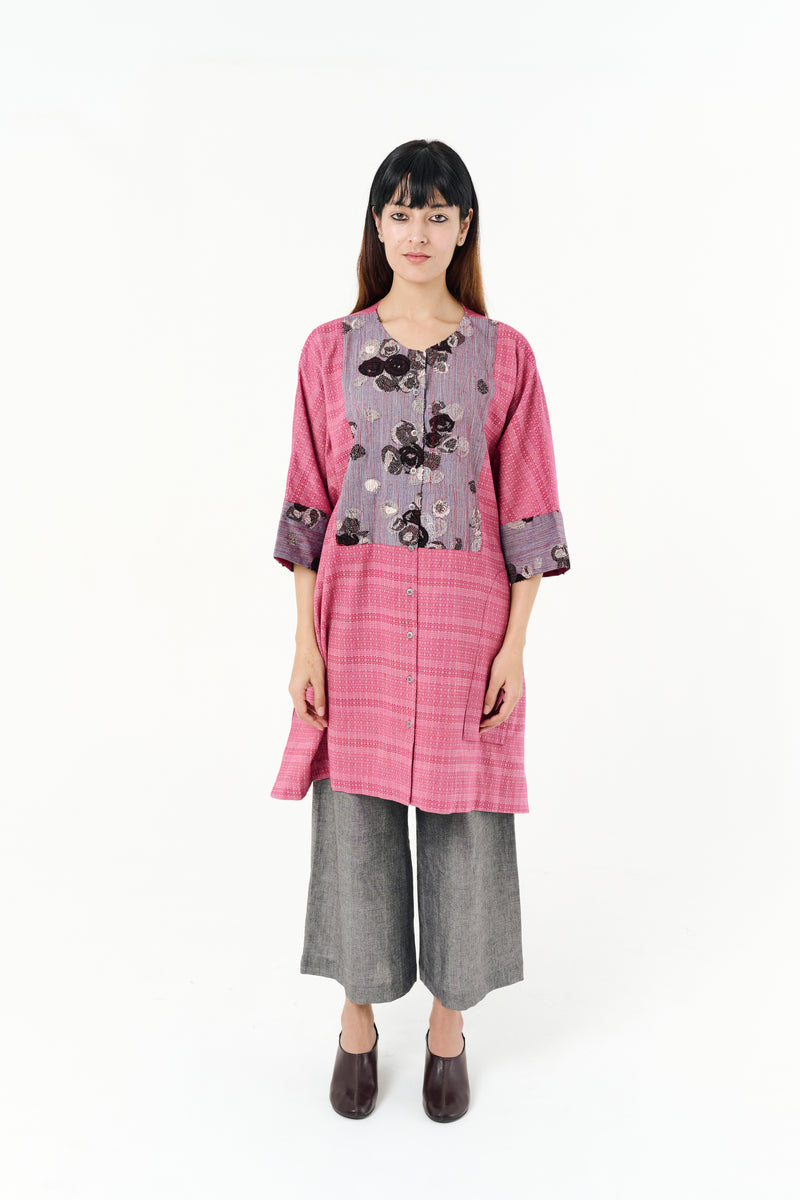 Pink Mirage Boxy Tunic