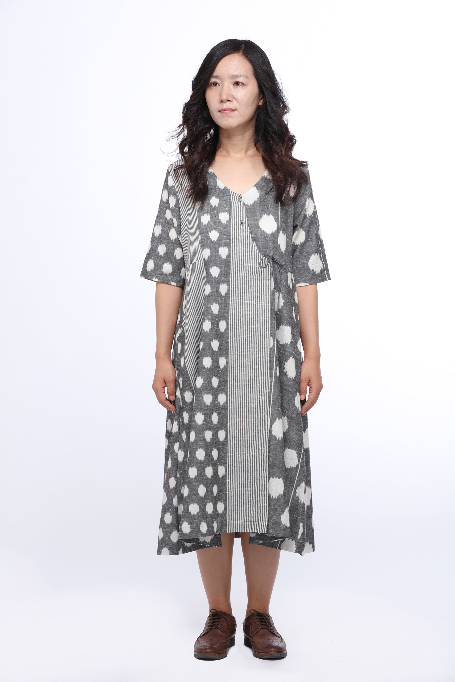 Cloud Burst Wrap Dress