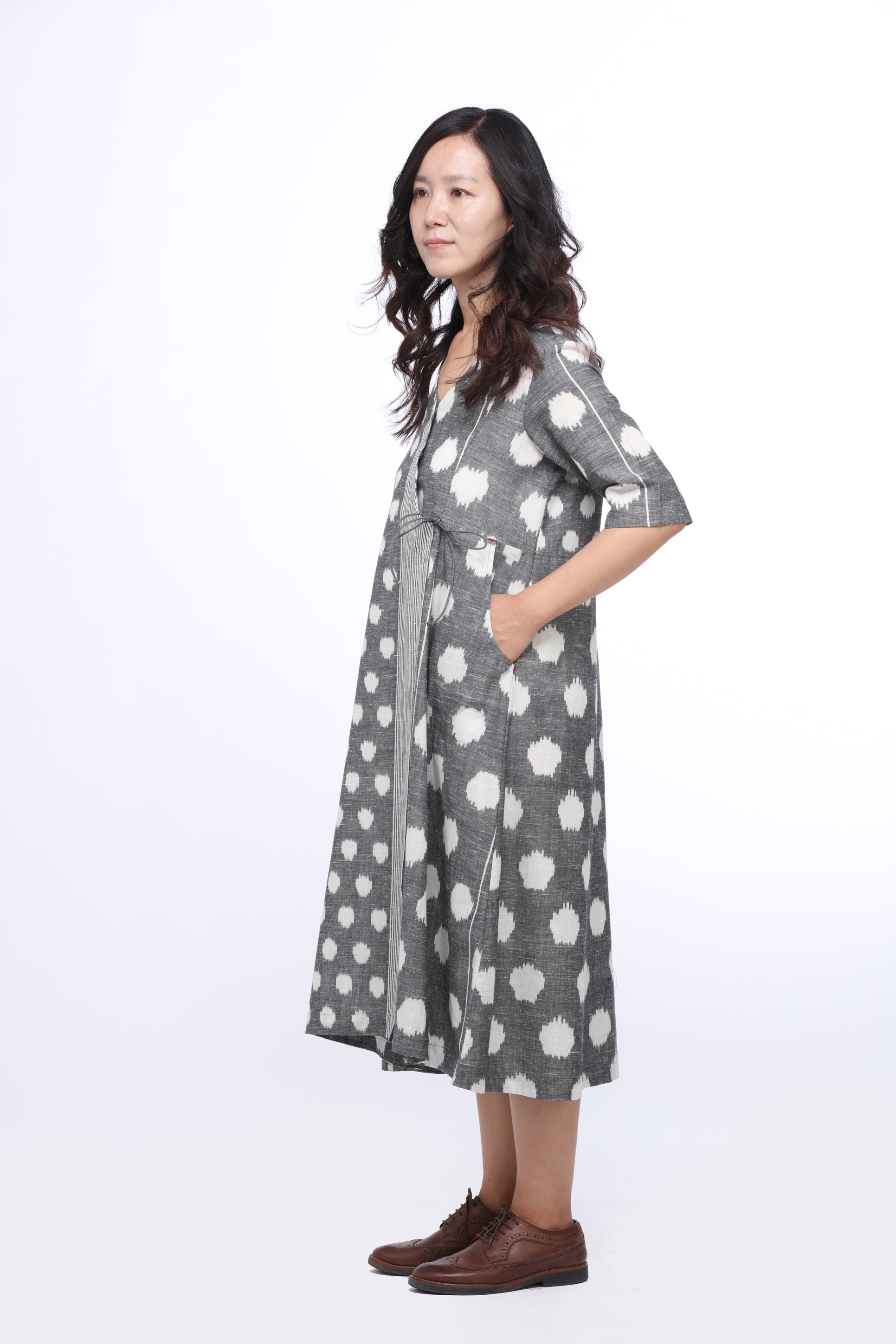 Cloud Burst Wrap Dress