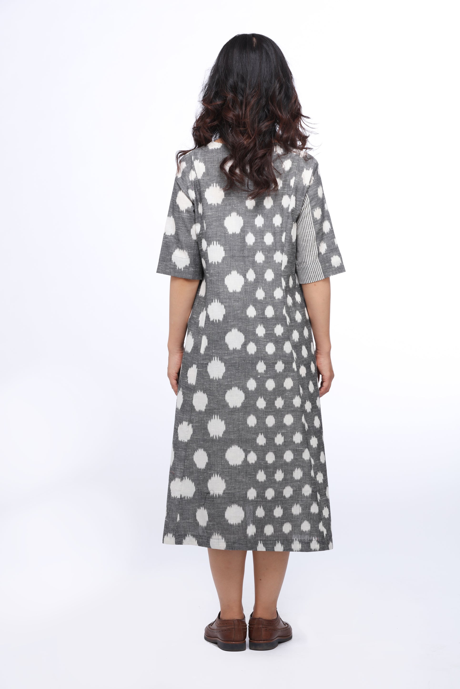 Cloud Burst Wrap Dress