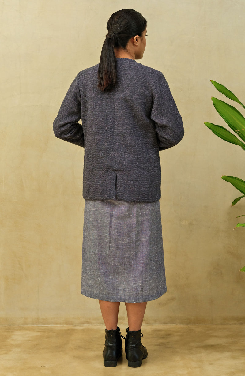 White Freeze Reversible Short Jacket