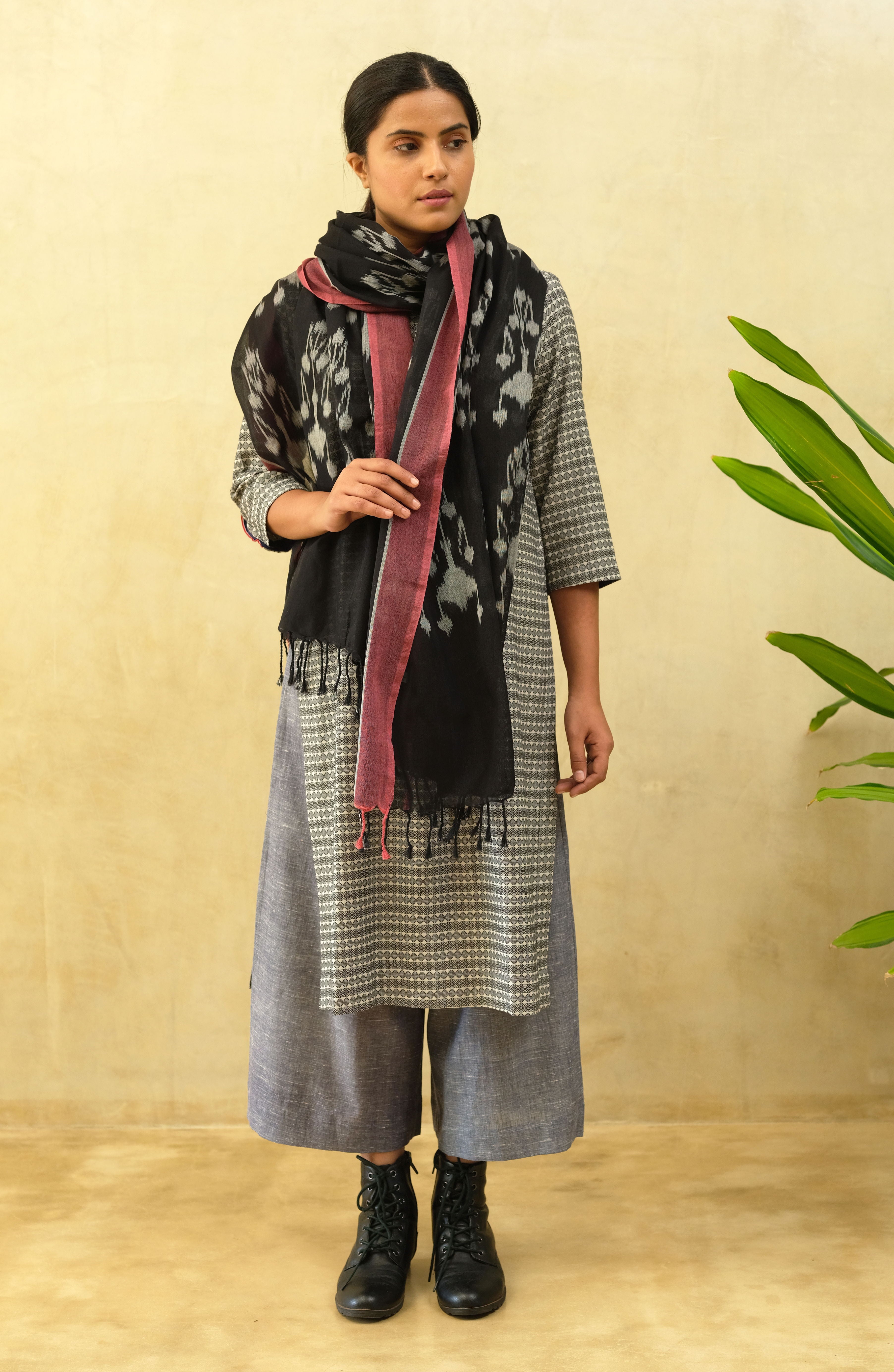 Iced Glaze Pleated Kurta